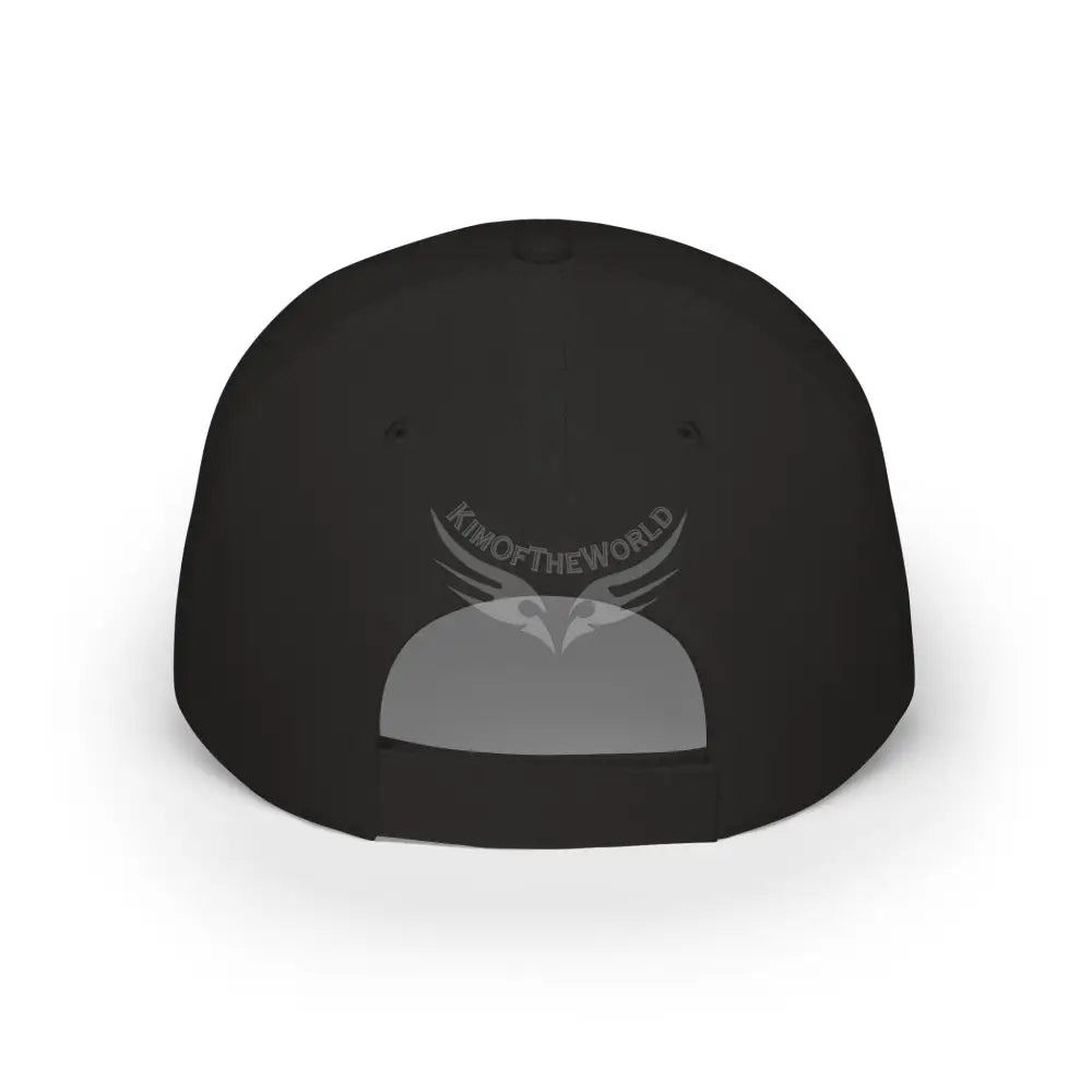 G7 Metallic Logo Baseball Cap — Low Profile Black Hat Black / One size Hats