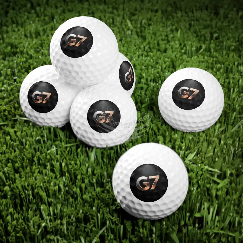 ’G7 Metallic Logo by Obsinamon Golf Balls 6pcs 1.7’’ / 6 pcs Accessories
