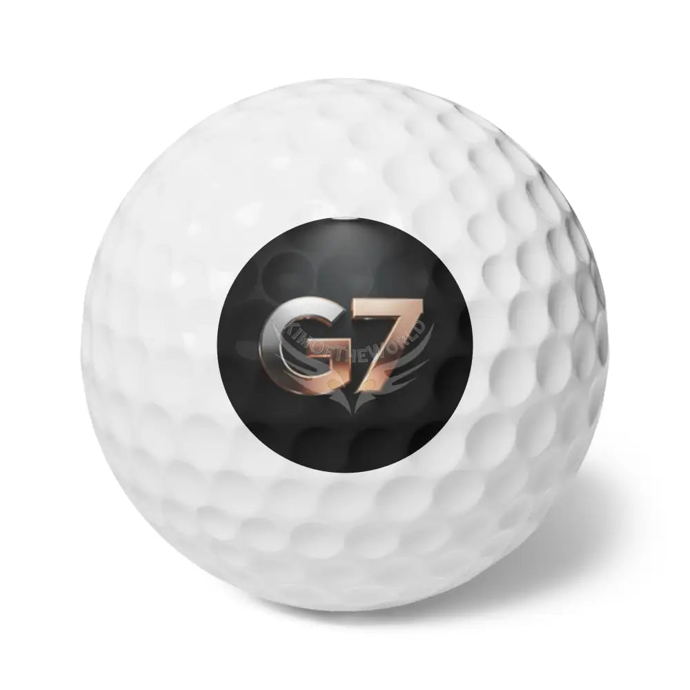 ’G7 Metallic Logo by Obsinamon Golf Balls 6pcs 1.7’’ / 6 pcs Accessories