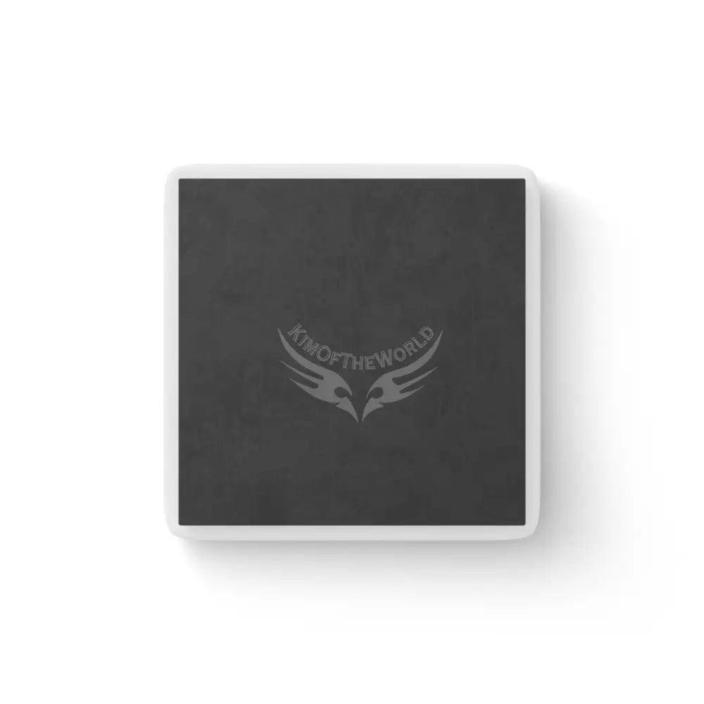 ’G7’’ Metallic Logo Porcelain Magnet — Square Refrigerator Magnet White / 2’’ x 2’’ / Square Home Decor