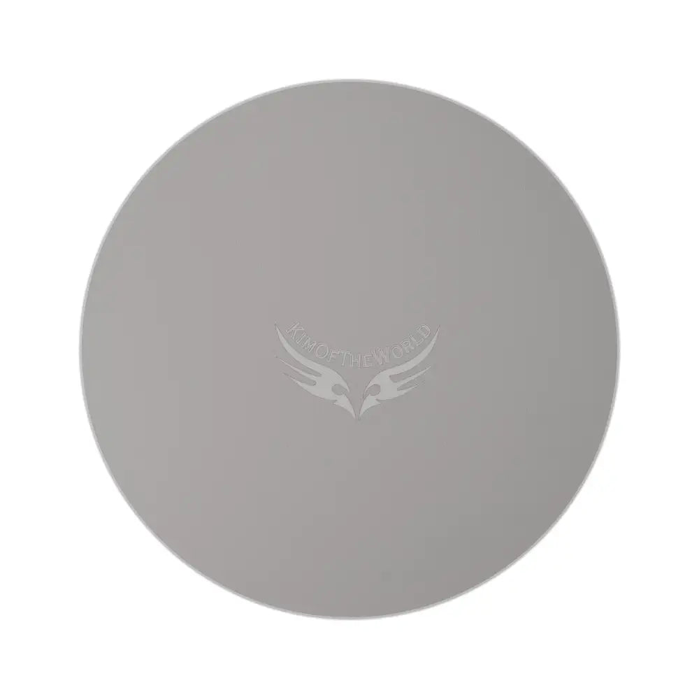 G7 Metallic Logo Round Rug – Minimalist Black Accent Mat 60’’ × 60’’ Home Decor