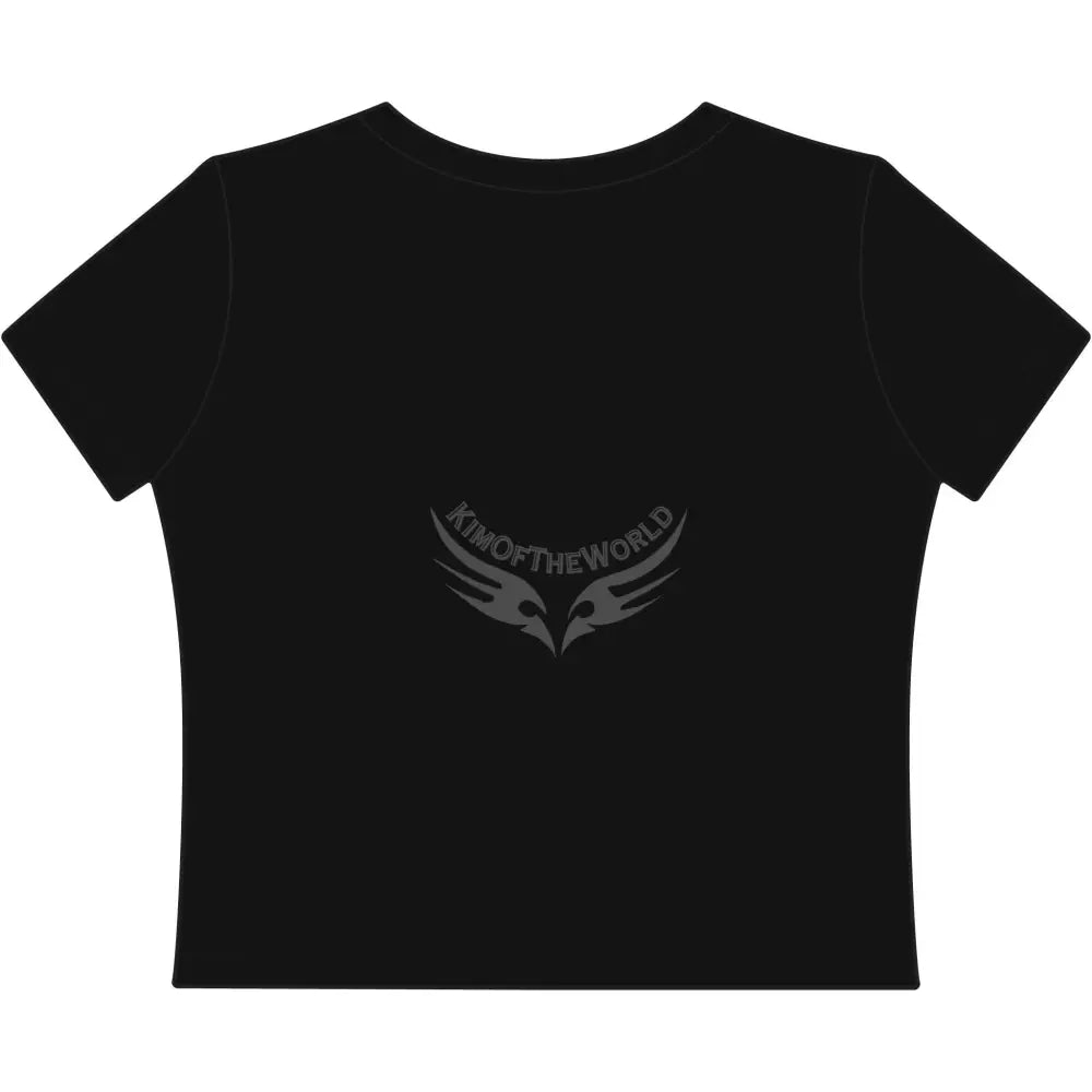 G7 Metallic Logo Women’s Baby Tee — Stylish Graphic Crop Top T-Shirt