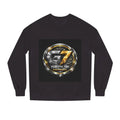 ’G7’’ Silver & Gold Metallic Logo Unisex Crew Neck Sweatshirt Black / S Sweatshirt