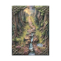 Gaming Journey 3D Trail Canvas Print — “Adventure Begins When You Follow Your Own Road” 30’’ x 40’’ (Vertical) / 1.25’’
