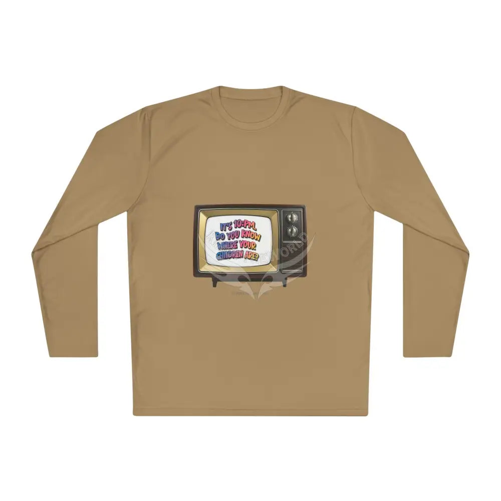 Gen X ’It’s 10: PM...’ - Long Sleeve Tee Cat Lovers Gift Merch - Cat Lady CatDad Coyote Brown / XS Long-sleeve