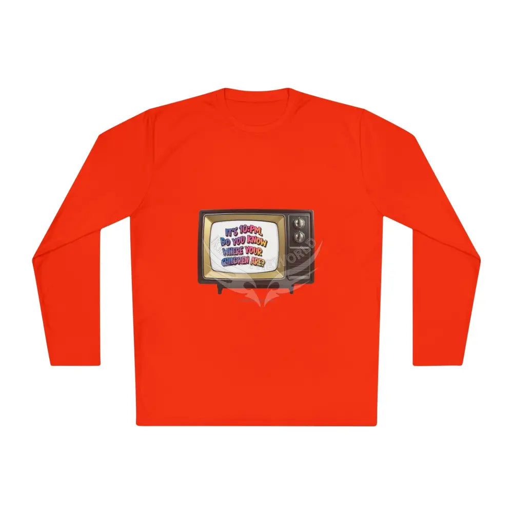 Gen X ’It’s 10: PM...’ - Long Sleeve Tee Cat Lovers Gift Merch - Cat Lady CatDad Deep Orange / S Long-sleeve