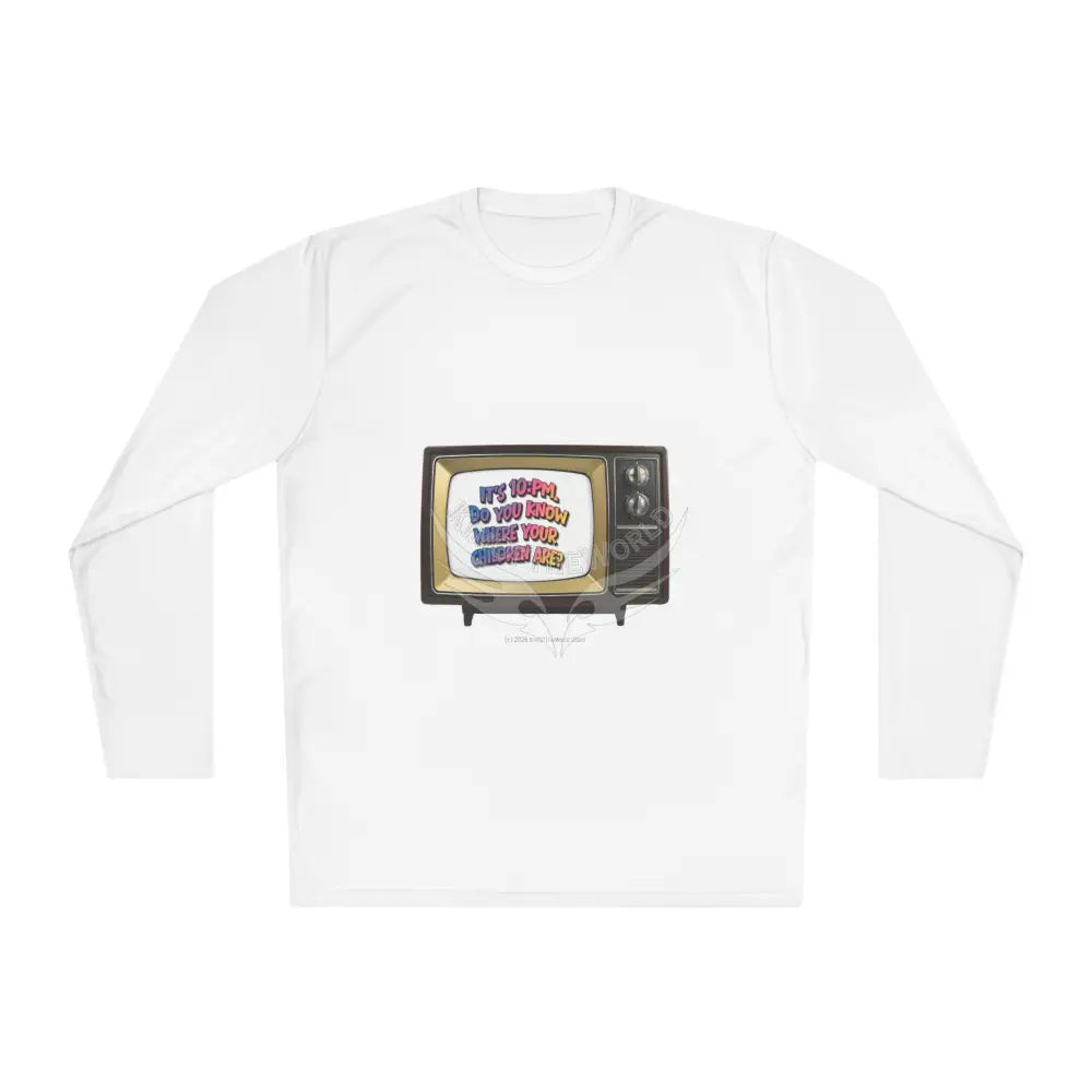Gen X ’It’s 10: PM...’ - Long Sleeve Tee Cat Lovers Gift Merch - Cat Lady CatDad White / XS Long-sleeve