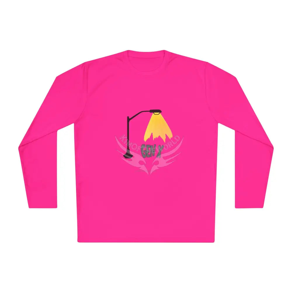Gen X Street Light Kids - Long Sleeve Tee Neon Pink / XS Long-sleeve