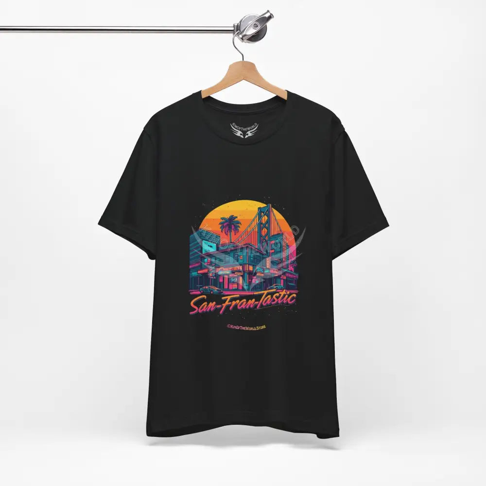 Generation X ’San-Fran-Tastic’ T-Shirt — Retro 80s Graphic Tee - 1981 Throwback XS / Black T-Shirt