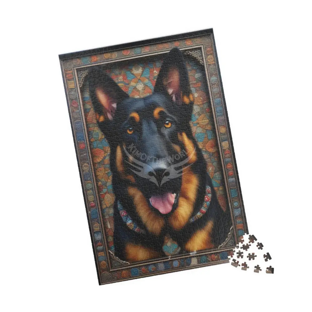 German Shepherd Portrait Puzzle — High-Detail Dog Jigsaw for Adults & Kids (110–1014 pcs) 1014 pcs (Vertical) Puzzle