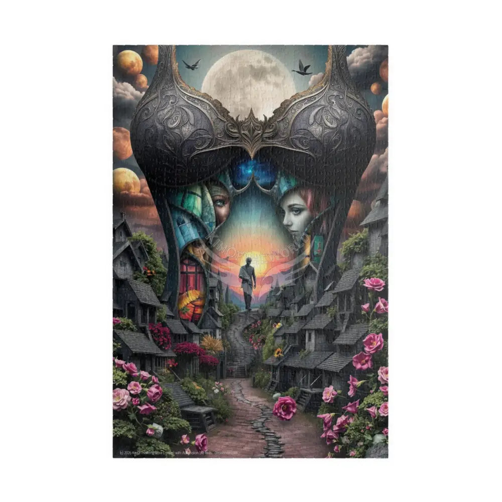 Giant 3D Inter-dimensional Corset Structure - Puzzle (520 piece) 1014 pcs (Vertical) Puzzle