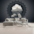 Giant 3d Kitty Paws Unpasted Mural Wallpaper 144’’x100’’ - 144’’x100’’ - Wall Coverings
