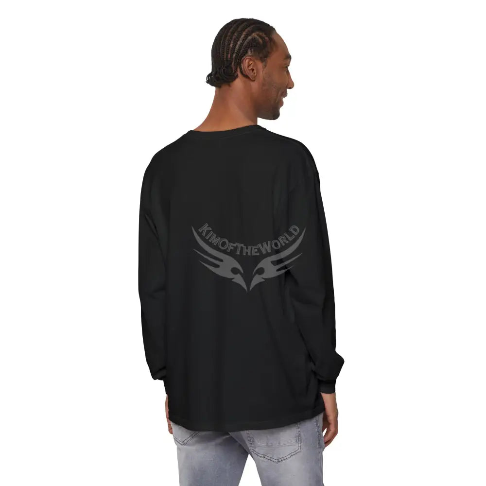 Giant Dog Men’s Tee ’Dog Dads Rule’ Long Sleeve Tee Long-sleeve
