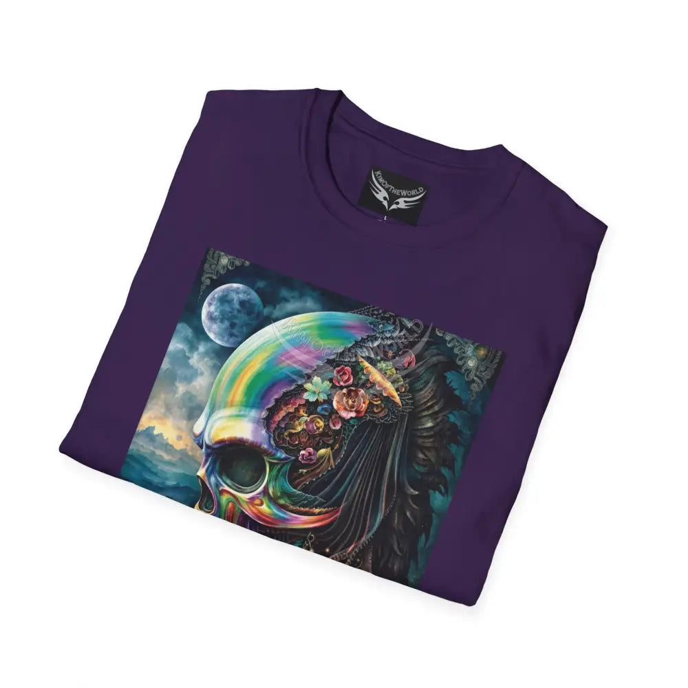 Giant Floral Skull - Softstyle T-Shirt T-Shirt