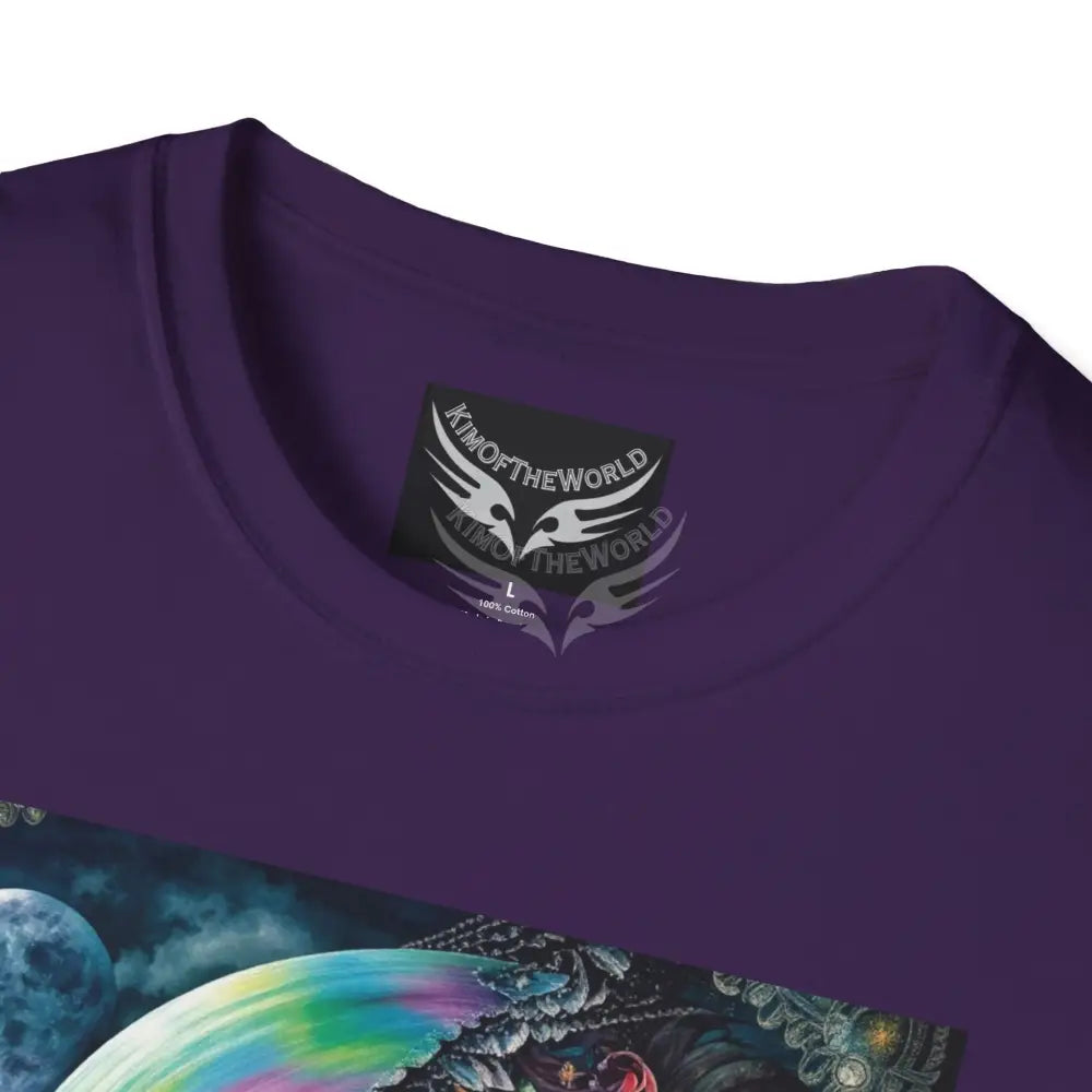 Giant Floral Skull - Softstyle T-Shirt T-Shirt