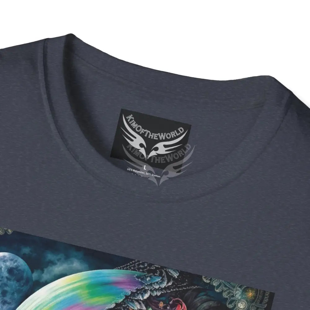 Giant Floral Skull - Softstyle T-Shirt T-Shirt