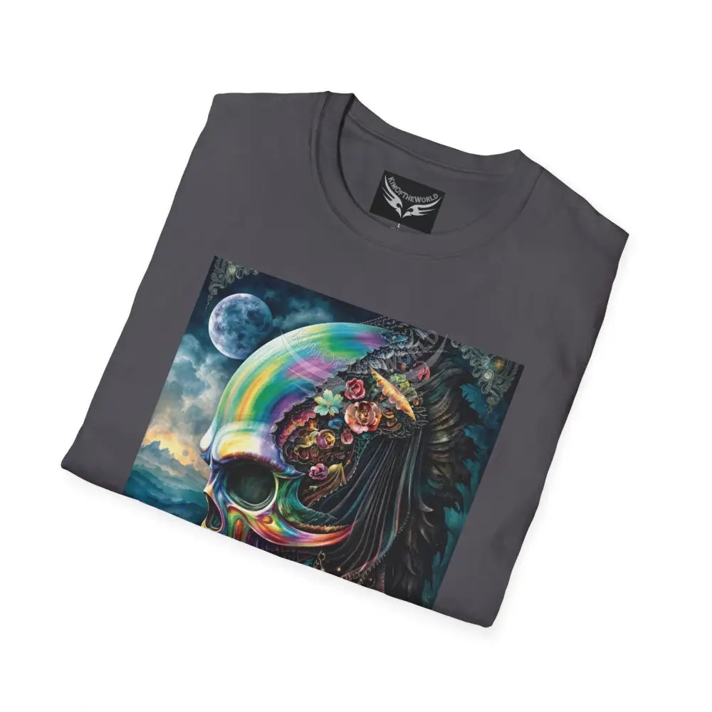 Giant Floral Skull - Softstyle T-Shirt T-Shirt