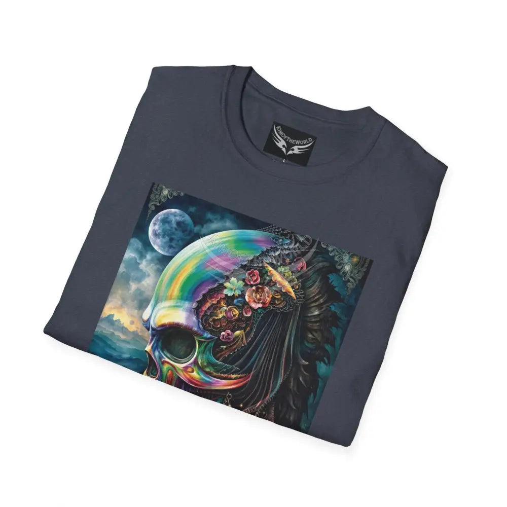 Giant Floral Skull - Softstyle T-Shirt T-Shirt