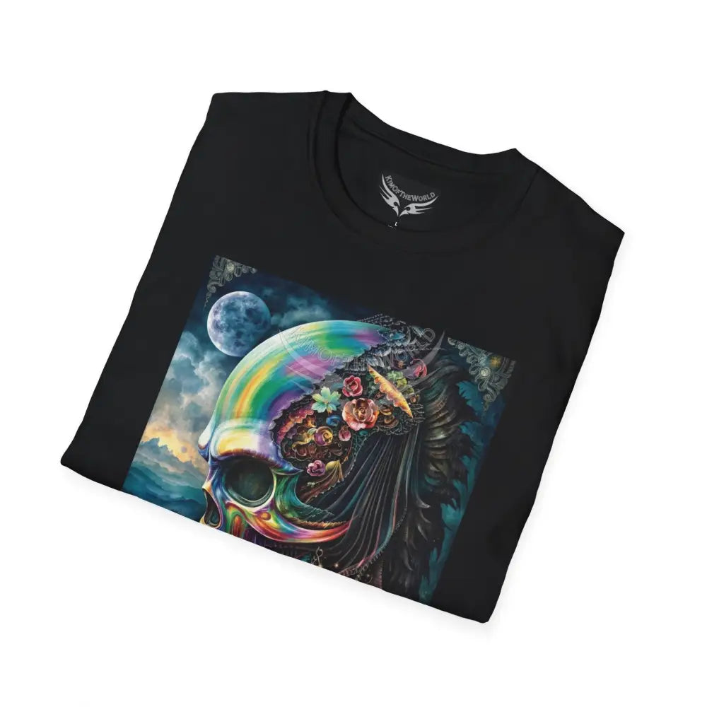 Giant Floral Skull - Softstyle T-Shirt T-Shirt