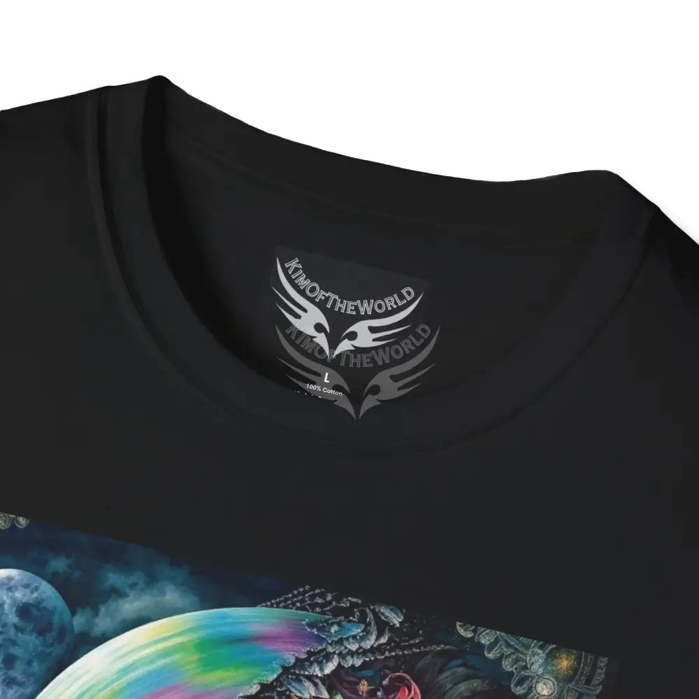 Giant Floral Skull - Softstyle T-Shirt T-Shirt