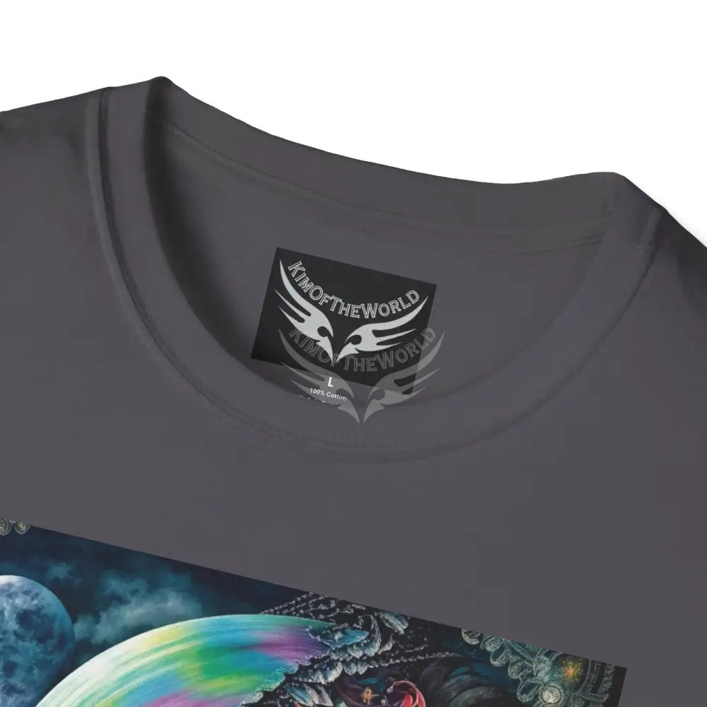 Giant Floral Skull - Softstyle T-Shirt T-Shirt