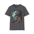 Giant Floral Skull - Softstyle T-Shirt Charcoal / XS T-Shirt