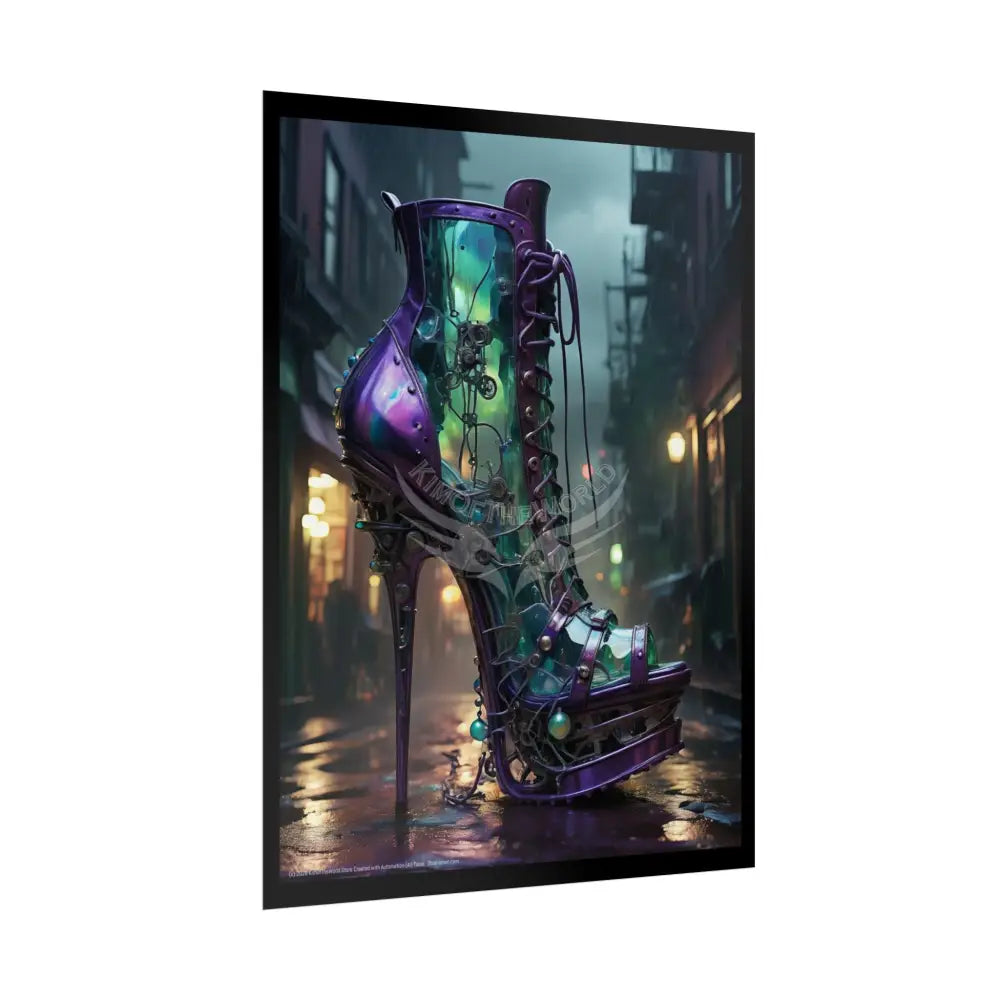 Giant High Heel Boots - Weird Boot Feet Shoe High Heel Art Print Poster Poster