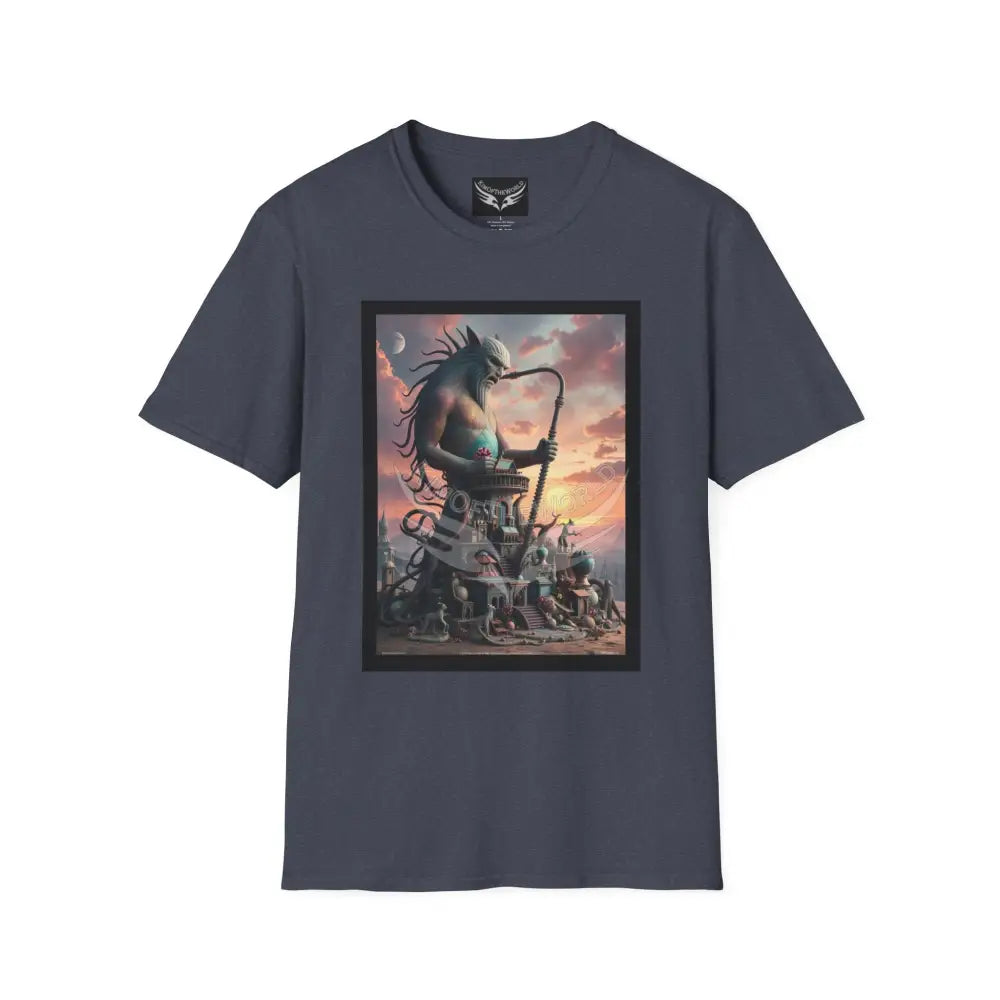 Giant Man - Softstyle T-Shirt Heather Navy / XS T-Shirt