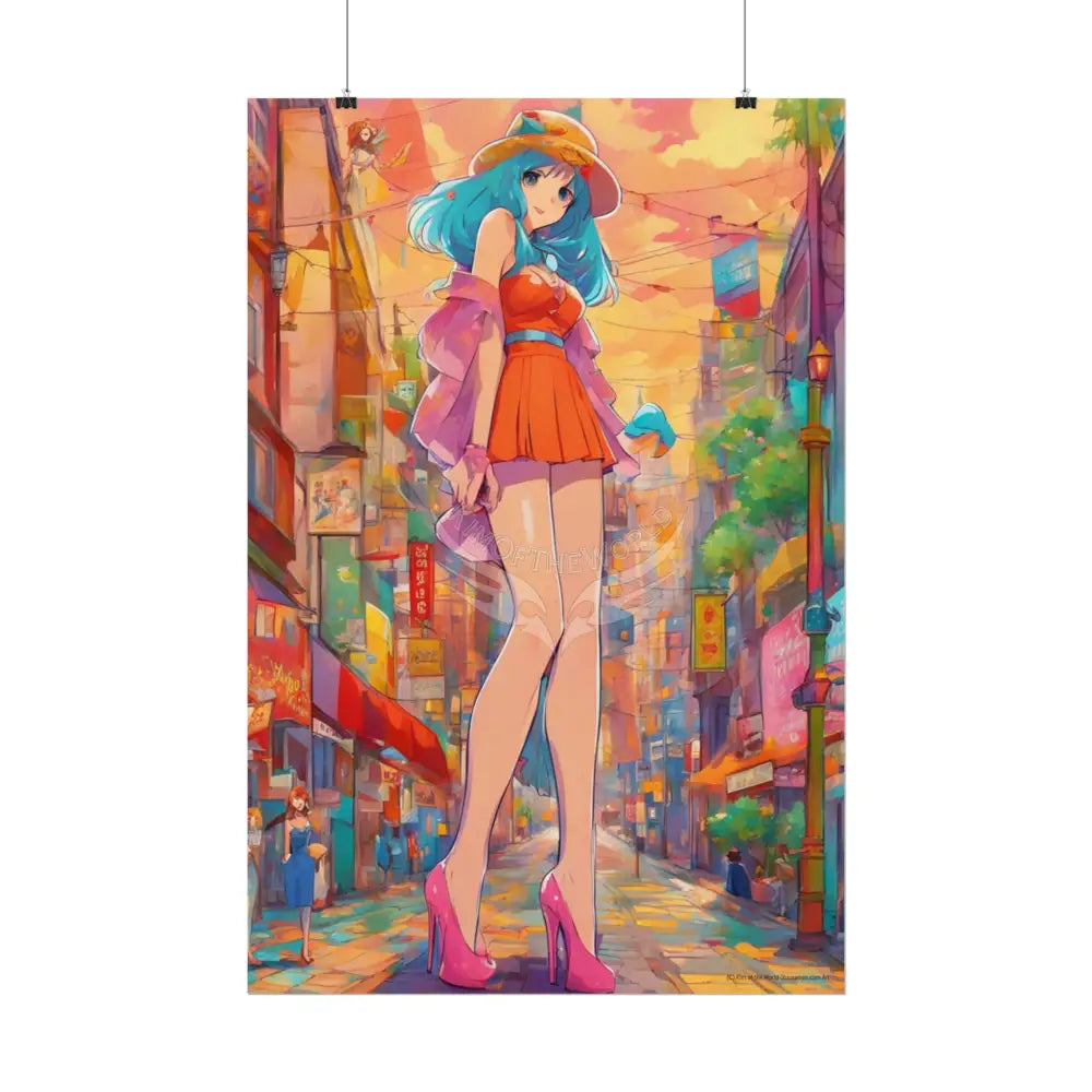 Giant Models Women in Power Fashion Ladies Anime Realist 3d Models - Messages of Confidence and Beauty Stiletto Heels