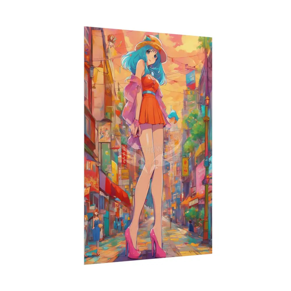 Giant Models Women in Power Fashion Ladies Anime Realist 3d Models - Messages of Confidence and Beauty Stiletto Heels