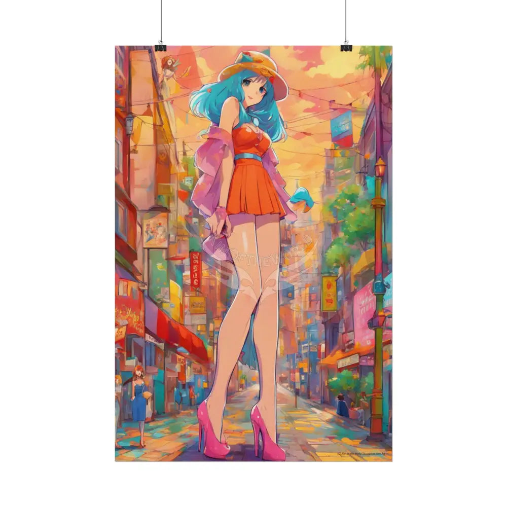 Giant Models Women in Power Fashion Ladies Anime Realist 3d Models - Messages of Confidence and Beauty Stiletto Heels