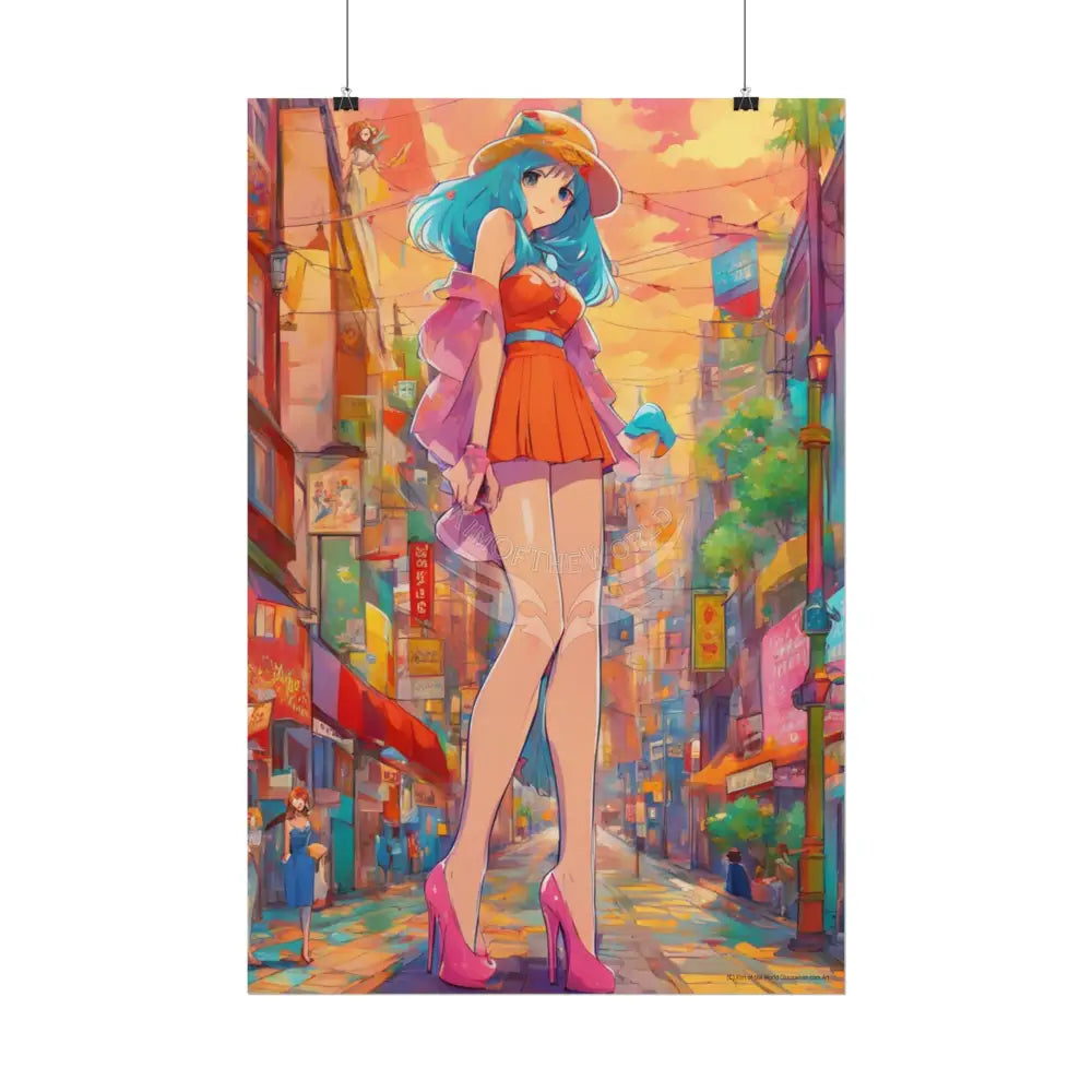 Giant Models Women in Power Fashion Ladies Anime Realist 3d Models - Messages of Confidence and Beauty Stiletto Heels