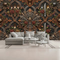 Giant Steampunk Kitchen Utensil Unpasted Mural Wallpaper 144’’x100’’ 144’’x100’’ Wall Coverings