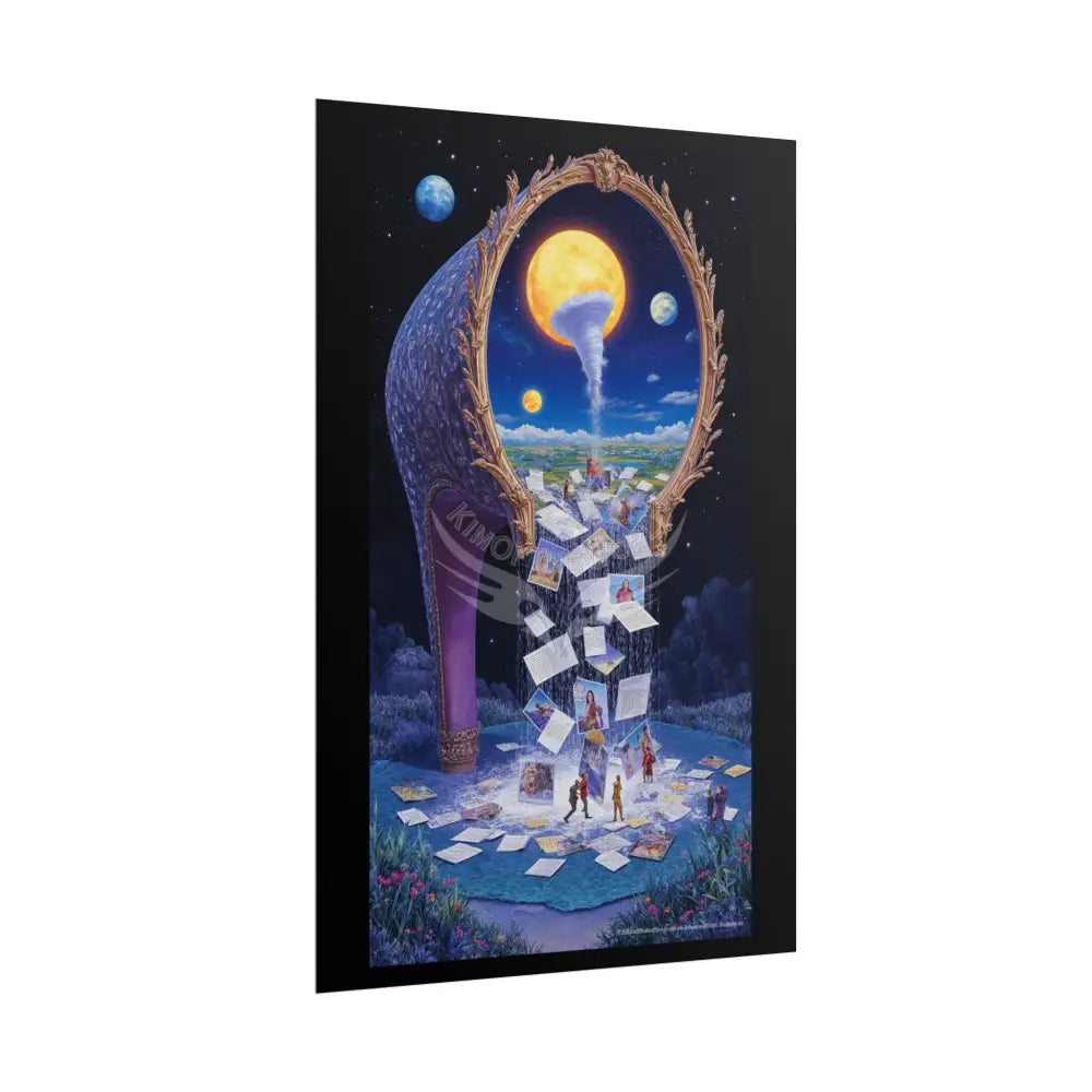 Giant Surreal Fantasy Archway Portal Poster — Dreamscape Ruins Rolled Art Print Poster