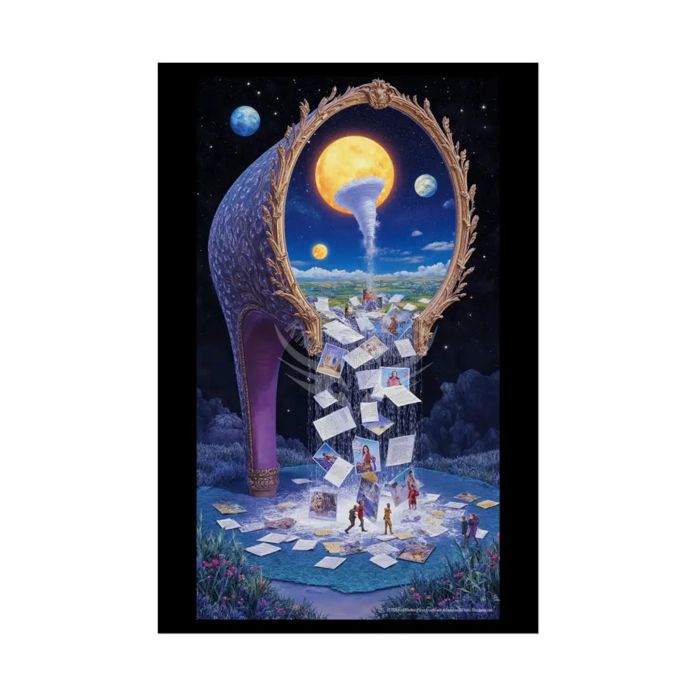 Giant Surreal Fantasy Archway Portal Poster — Dreamscape Ruins Rolled Art Print 20″ x 30″ (Vertical) / Semi Glossy