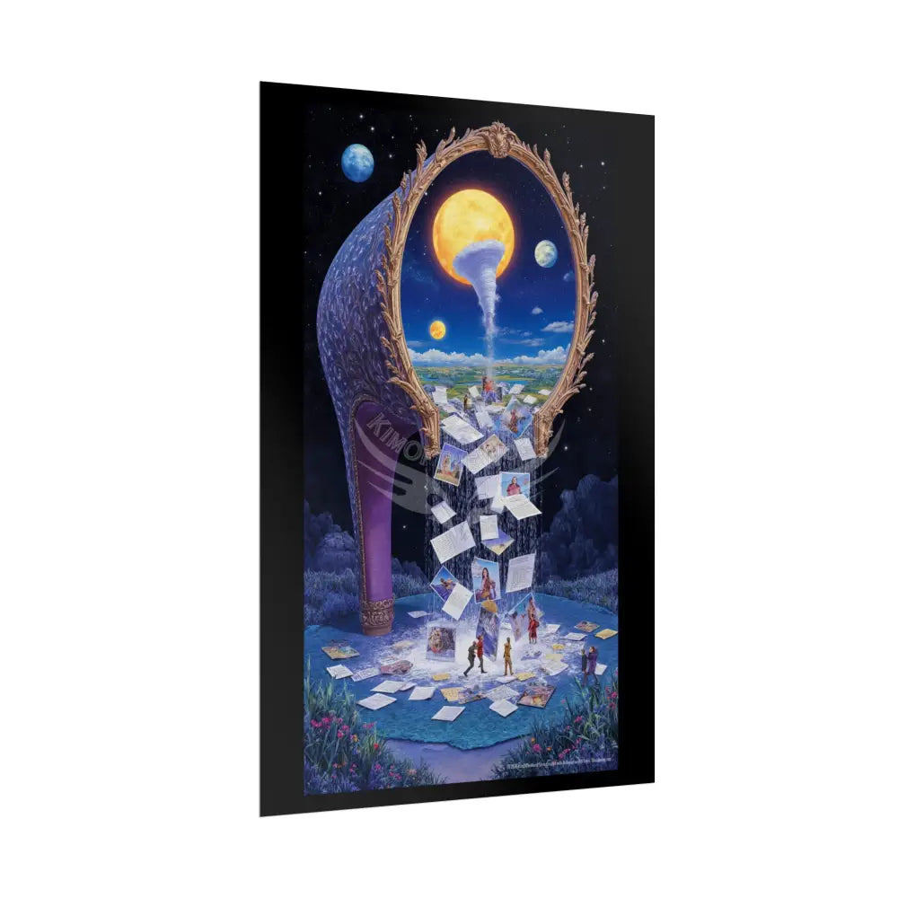 Giant Surreal Fantasy Archway Portal Poster — Dreamscape Ruins Rolled Art Print Poster