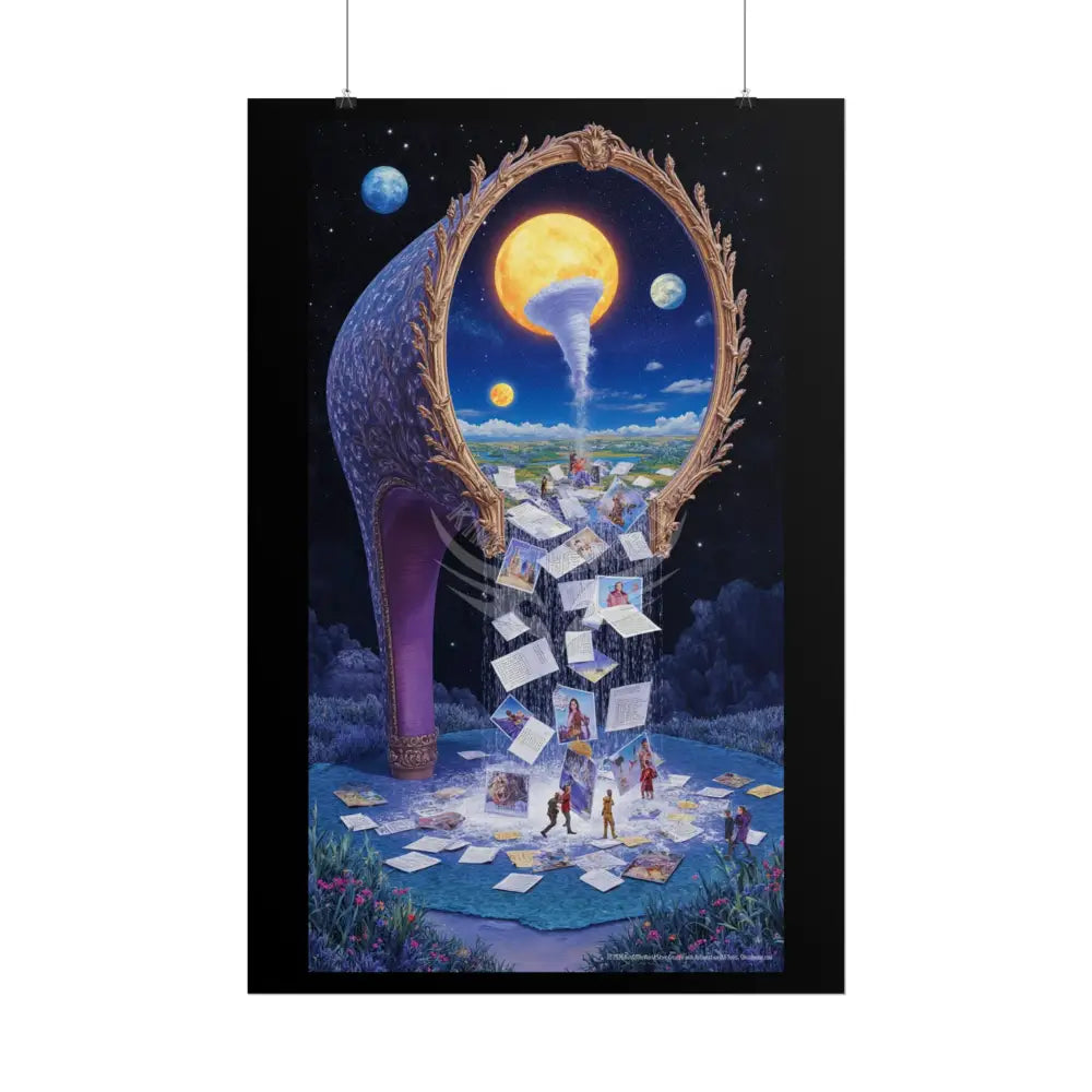 Giant Surreal Fantasy Archway Portal Poster — Dreamscape Ruins Rolled Art Print Poster