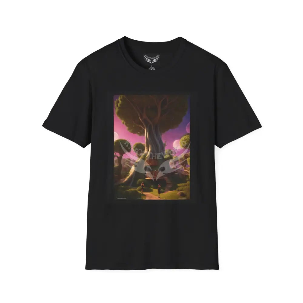 Giant Tree House - Softstyle T-Shirt Black / XS T-Shirt
