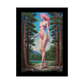 Giantess Wood Nymph Barefoot Heels Forest Protector Art Print (Foot Lover Theme) 18″ x 24″ (Vertical) / Semi Glossy