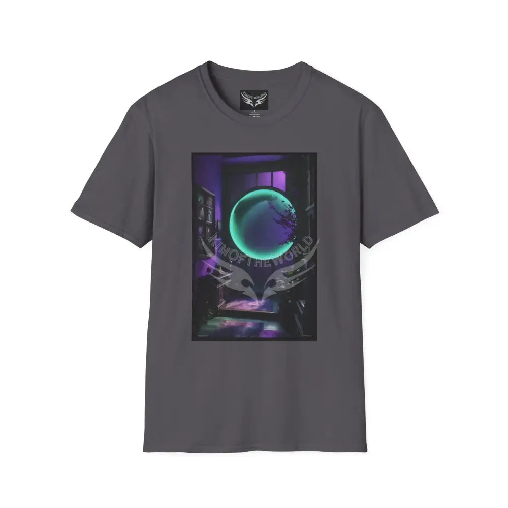Glow Light Moon - Softstyle T-Shirt Charcoal / XS T-Shirt
