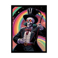 Gothic Cartoon Skull Skeleton Character Sci Fi Comedy Horror - Wall Art Posters 18″ x 24″ (Vertical) / Semi Glossy