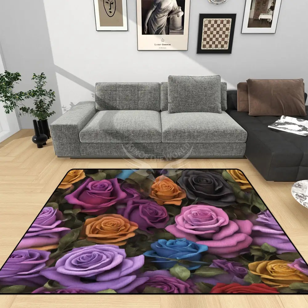 Small Area Rug Floor Carpet 88x5.33 - 96’’x64’’ - Rugs & Mats
