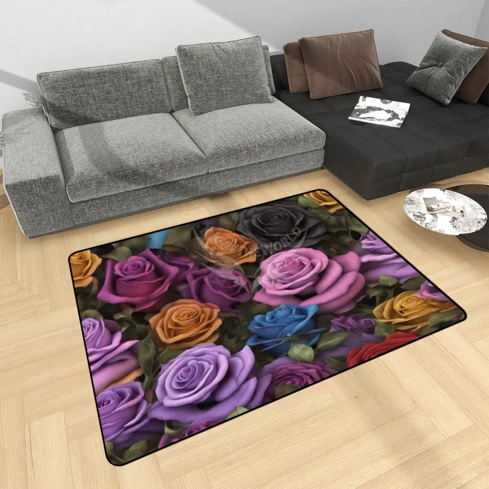 Small Area Rug Floor Carpet 88x5.33 - 96’’x64’’ - Rugs & Mats