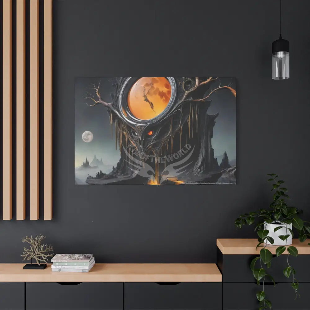 Gothic Fantasy Giant Creature Canvas Prints -- Oil-Style Matte Stretched Canvas