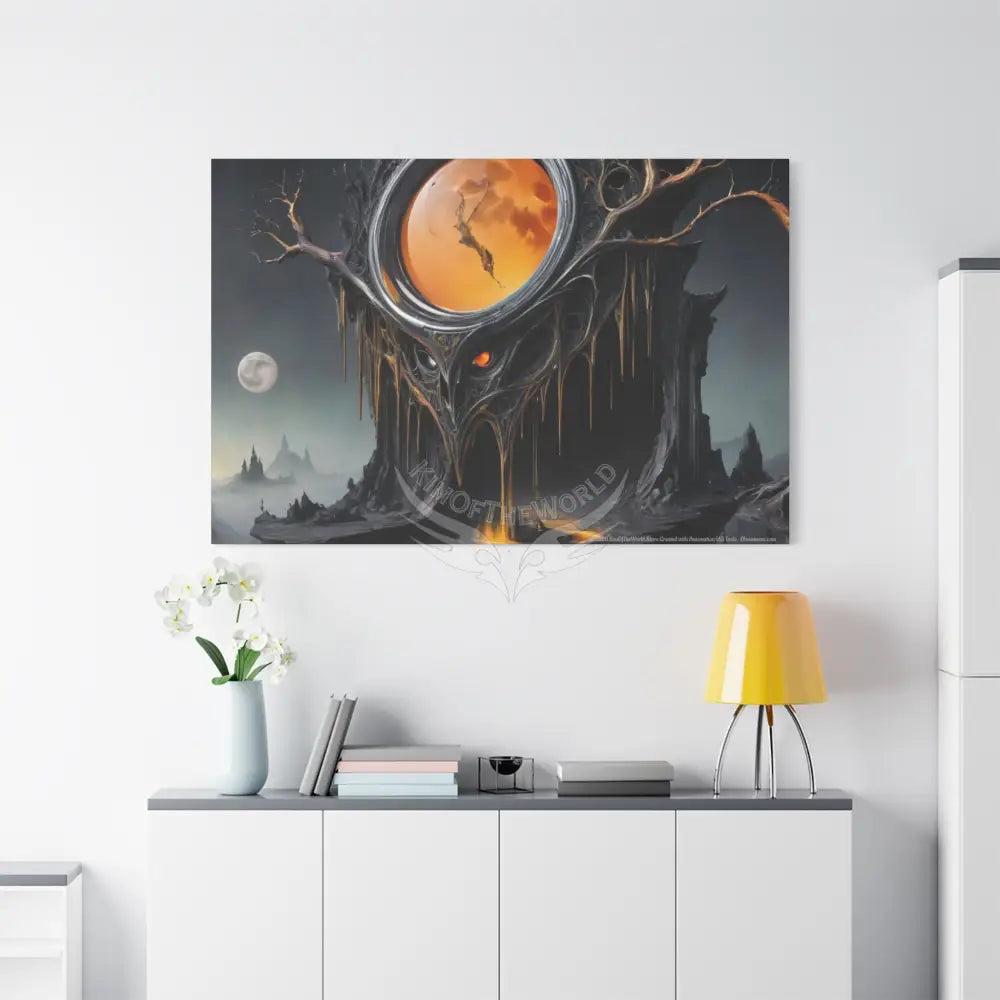 Gothic Fantasy Giant Creature Canvas Prints -- Oil-Style Matte Stretched Canvas