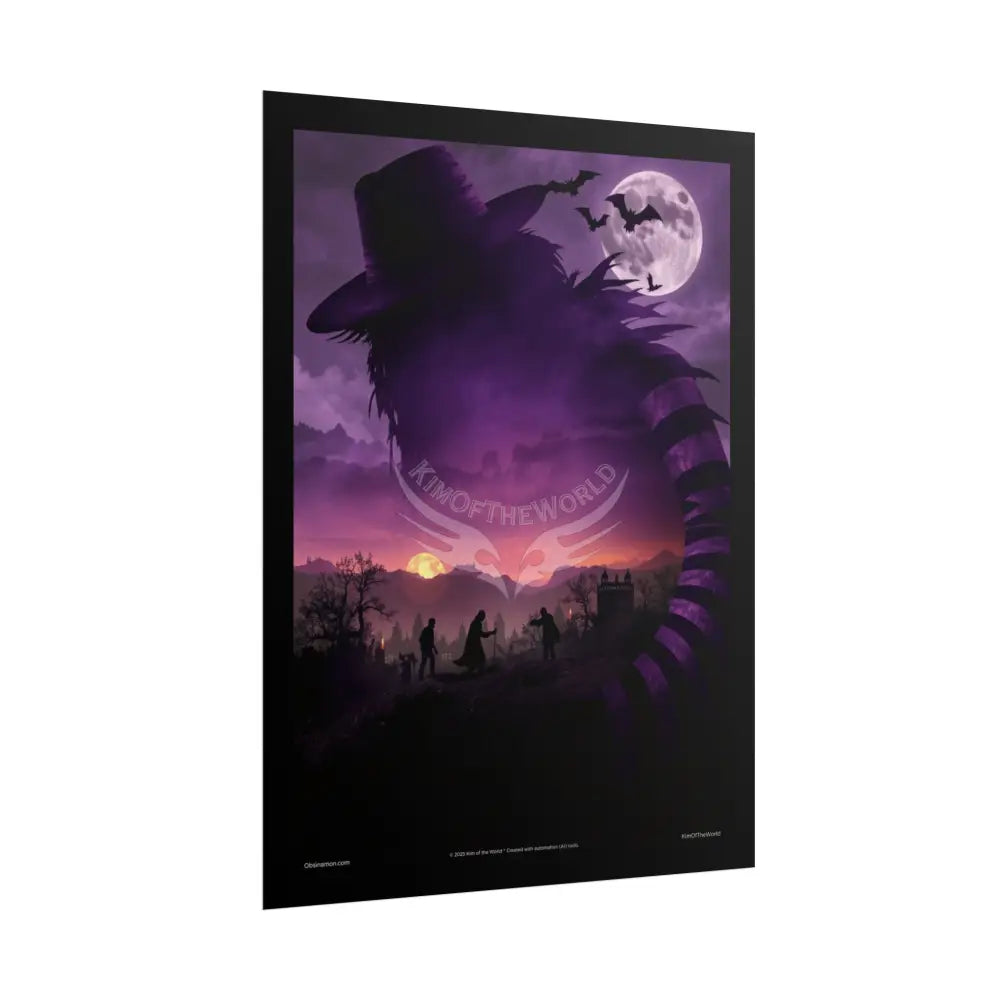 Gothic Horror Double-Exposure Poster Set — Sinister Haunted Soul Halloween Art Poster