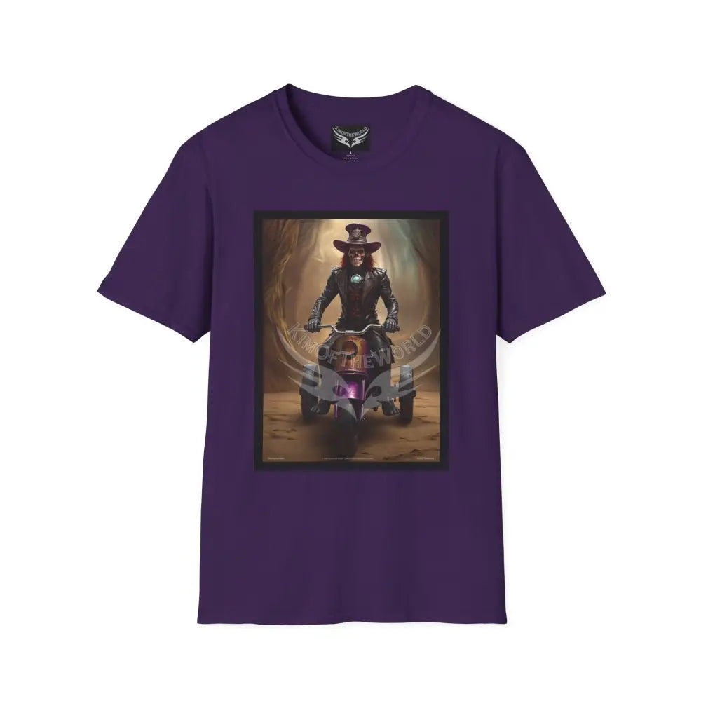 Gothic Rider - Softstyle T-Shirt Purple / S T-Shirt