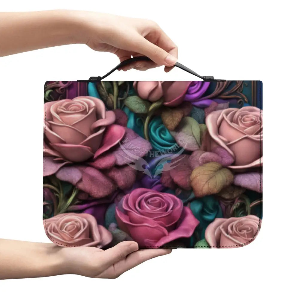 Gothic Rose Leather Book/Bible Cover M Storage Products