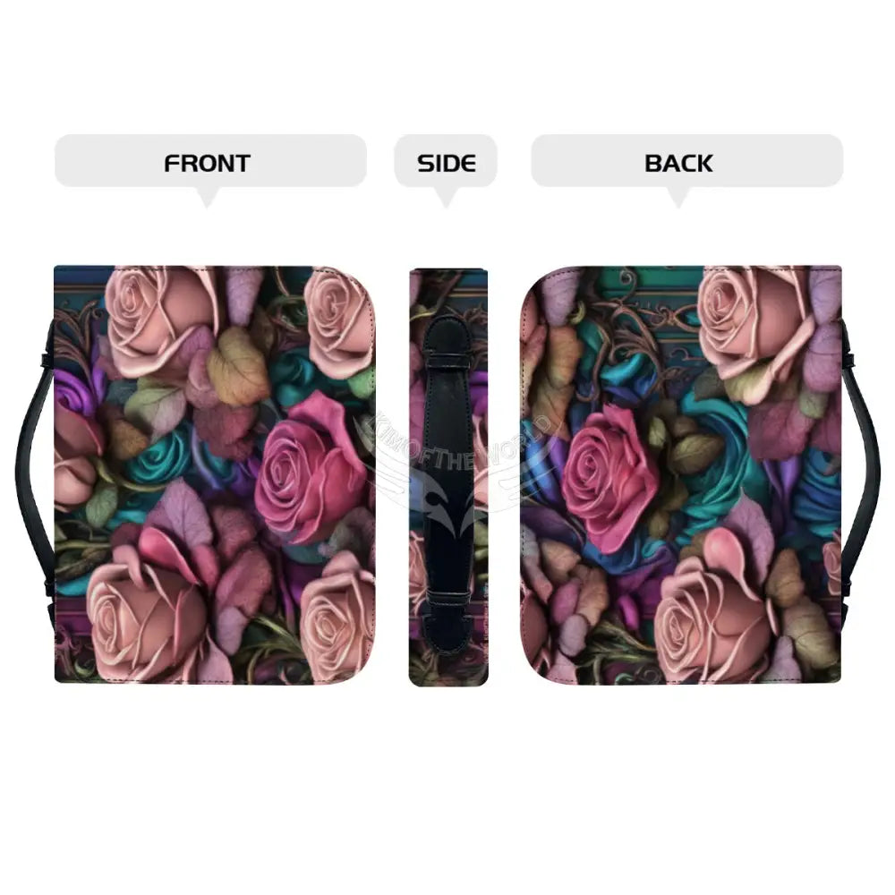 Gothic Rose Leather Book/Bible Cover Storage Products