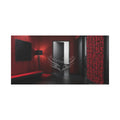 Gothic Satin Land Red & Black Matte Canvas Wall Art 30’’ x 15’’ (Horizontal) / 1.25’’ Canvas